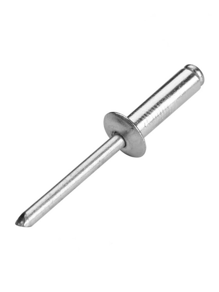 Заклепка вытяжная 4.8х16 мм, диаметр 4.8 мм, длина 16 мм, алюминий/сталь, 500 шт.